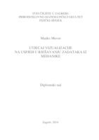prikaz prve stranice dokumenta Utjecaj vizualizacije na uspjeh u rješavanju zadataka iz mehanike