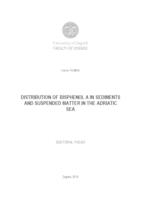 prikaz prve stranice dokumenta Raspodjela bisfenola A u sedimentu i suspendiranoj tvari Jadranskog mora