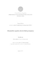 prikaz prve stranice dokumenta Dinamički aspekti alosteričkih promjena