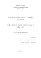 prikaz prve stranice dokumenta Endosimbiontska teorija o porijeklu eukariota