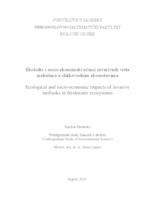 prikaz prve stranice dokumenta Ekološki i socio-ekonomski učinci invazivnih vrsta mekušaca u slatkovodnim ekosustavima