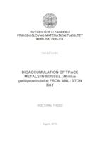prikaz prve stranice dokumenta Bioakumulacija metala u tragovima u dagnjama (Mytilus galloprovincialis) iz Malostonskog zaljeva 