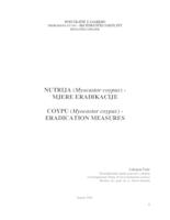 prikaz prve stranice dokumenta Nutrija (Myocastor coypus) - mjere eradikacije