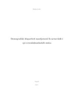 prikaz prve stranice dokumenta Demografski dispariteti naseljenosti Kvarnerskih i sjevernodalmatinskih otoka