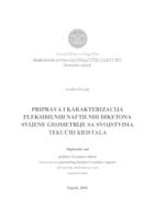 prikaz prve stranice dokumenta Priprava i karakterizacija fleksibilnih naftilnih diketona svijene geometrije sa svojstvima tekućih kristala