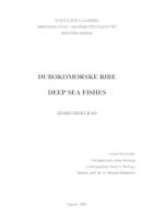 prikaz prve stranice dokumenta Dubokomorske ribe