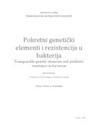 prikaz prve stranice dokumenta Pokretni genetički elementi i rezistencija u bakterija