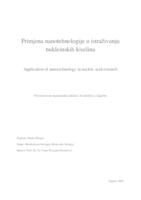 prikaz prve stranice dokumenta Primjena nanotehnologije u istraživanju nukleinskih kiselina