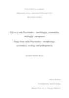 prikaz prve stranice dokumenta Gljive iz reda Pucciniales – morfologija, sistematika, ekologija i patogenost