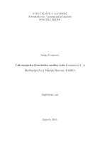 prikaz prve stranice dokumenta Taksonomska i korološka analiza roda Centaurea L. u Herbariju Ive i Marije Horvat (ZAHO)