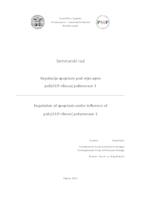 prikaz prve stranice dokumenta Regulacija apoptoze pod utjecajem poli[ADP-riboza] polimeraze-1
