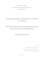 prikaz prve stranice dokumenta PCB (poliklorirani bifenili) i utjecaj na okoliš