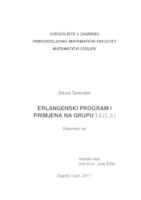 prikaz prve stranice dokumenta Kleinov Erlangenski program i primjena na grupu SL(2,R)