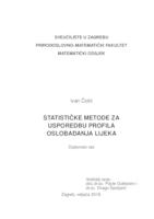 prikaz prve stranice dokumenta Statističke metode za usporedbu profila oslobađanja lijeka