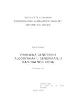 prikaz prve stranice dokumenta Primjena genetskih algoritama u generiranju računalnog koda