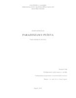 prikaz prve stranice dokumenta Parazitizam u puževa   