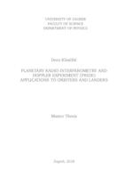 prikaz prve stranice dokumenta Planetary Radio Interferometry and Doppler Experiment (PRIDE ) Applications to Orbiters and Landers