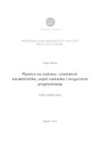 prikaz prve stranice dokumenta Pijavice na Jadranu: učestalost, karakteristike, uvjeti nastanka i mogućnost prognoziranja