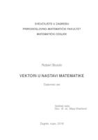 prikaz prve stranice dokumenta Vektori u nastavi matematike