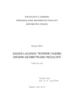 prikaz prve stranice dokumenta Gauss-Lucasov teorem i njemu srodni rezultati u geometriji