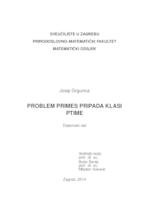 prikaz prve stranice dokumenta Problem PRIMES pripada klasi PTIME