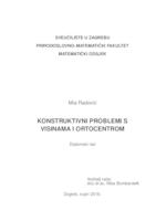 prikaz prve stranice dokumenta Konstruktivni problemi s visinama i ortocentrom