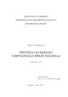 prikaz prve stranice dokumenta Protokoli za nadzor i konfiguraciju mreže računala