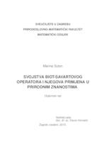 prikaz prve stranice dokumenta Svojstva Biot-Savartovog operatora i njegova primjena u prirodnim znanostima