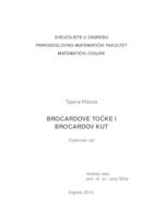 prikaz prve stranice dokumenta Brocardove točke i Brocardov kut