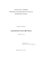 prikaz prve stranice dokumenta Hausdorffova metrika