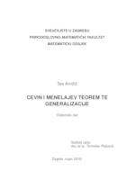 prikaz prve stranice dokumenta Cevin i Menelajev teorem te generalizacije