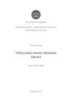 prikaz prve stranice dokumenta Topološke grupe gruboga oblika
