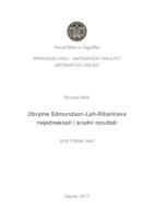 prikaz prve stranice dokumenta Obratne Edmundson-Lah-Ribaričeve nejednakosti i srodni rezultati