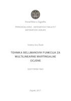 prikaz prve stranice dokumenta Tehnika Bellmanovih funkcija za multilinearne martingalne ocjene