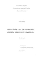 prikaz prve stranice dokumenta Prostorna analiza prometnih nesreća u Republici Hrvatskoj
