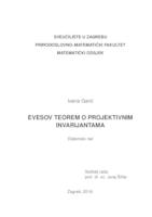 prikaz prve stranice dokumenta Evesov teorem o projektivnim invarijantama