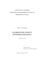 prikaz prve stranice dokumenta Elementarni aspekti diferencijabilnosti