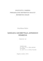 prikaz prve stranice dokumenta Sangaku - geometrija japanskih hramova