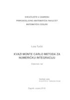 prikaz prve stranice dokumenta Kvazi Monte Carlo metoda za numeričku integraciju