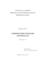 prikaz prve stranice dokumenta Kombinatorni problemi distribucija