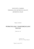prikaz prve stranice dokumenta Permutacijski i randomizacijski testovi