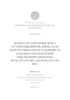 prikaz prve stranice dokumenta Konjugati cijaninske boje i gvanidinijkarbonil-pirola kao nove fluorescentne i CD probe za razlikovanje različitih sekundarnih struktura dvolančane DNA ili dvolančane RNA