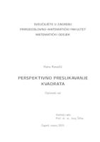 prikaz prve stranice dokumenta Perspektivno preslikavanje kvadrata