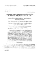 prikaz prve stranice dokumenta Formation of Rust During the Corrosion of Steel in Water and (NH4)2S04 Solutions. Part II