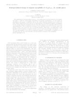 prikaz prve stranice dokumenta Hydrogen-induced changes in magnetic susceptibility of (Zr68Fe32)1-xHx metallic glasses