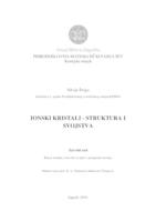 prikaz prve stranice dokumenta Ionski kristali - struktura i svojstva 