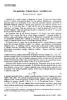 prikaz prve stranice dokumenta Jata galaksija, virijalni teorem i nevidljiva tvar