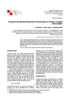 prikaz prve stranice dokumenta Transport and Spectral Properties of Taylor-phase T-Al73Mn27 Complex Intermetallic