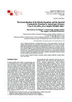 prikaz prve stranice dokumenta The Generalization of the Kinetic Equations and the Spectral Conductivity Function to Anisotropic Systems: Case T-Al_72.5Mn_21.5Fe_6 Complex Metallic Alloy