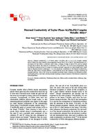 prikaz prve stranice dokumenta Thermal Conductivity of Taylor Phase Al_3(Mn,Pd) Complex Metallic Alloys